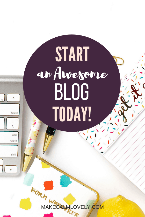 Start an awesome blog today!