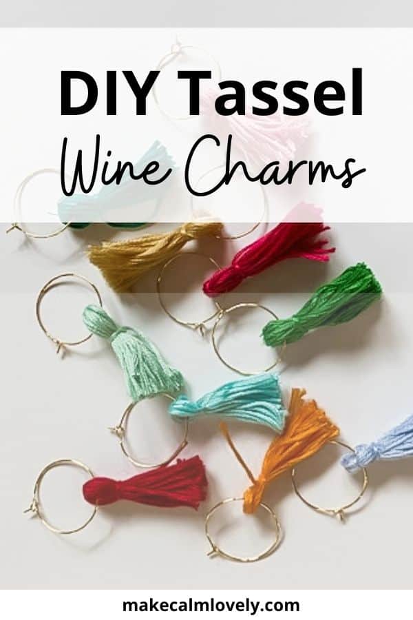 Tassel wine charms.