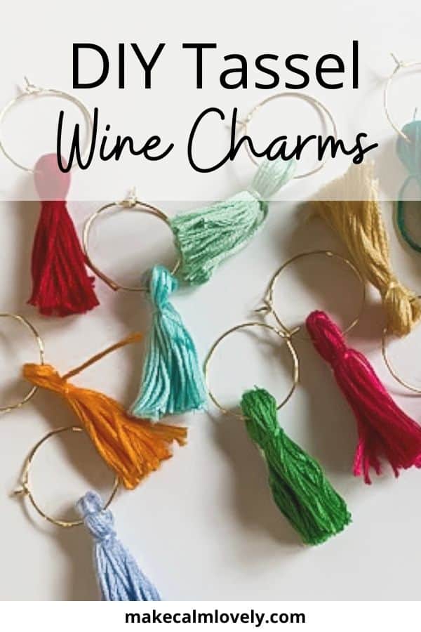 Tassel wine charms.