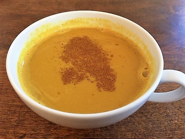 Healthy Soothing Turmeric Latte