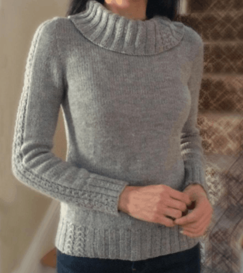 Knitted sweater Love Knitting