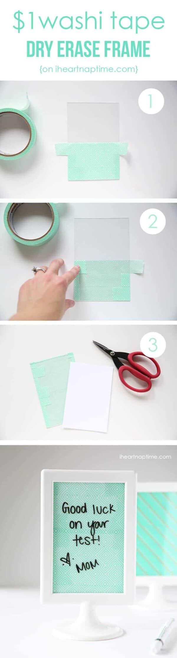 15 Great & Easy Organizing Projects using Washi Tape