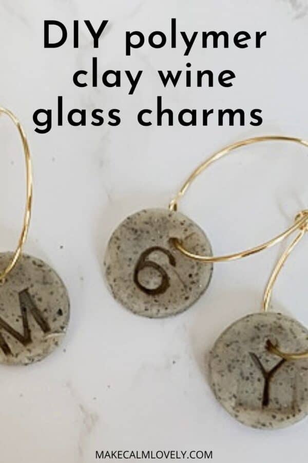 DIY Gift Idea! Polymer Clay Wine Charms — Entertain the Idea