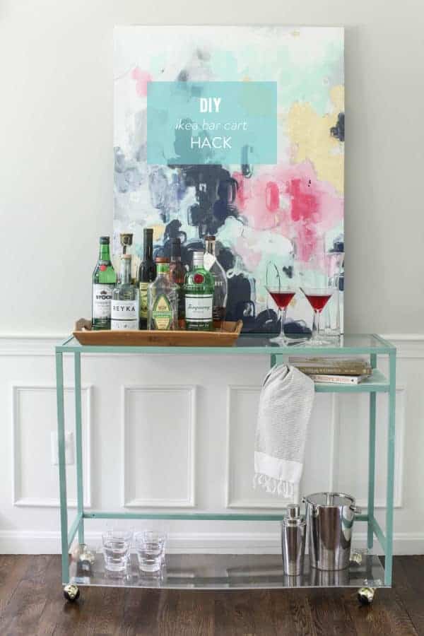 IKEA bar cart hack