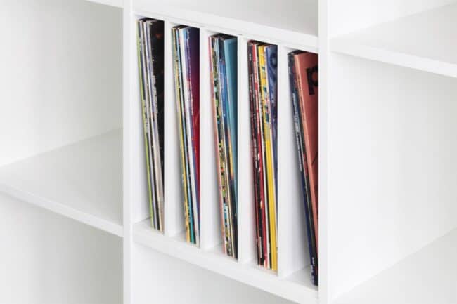 Hacks Ideas for Vinyl Record Storage -