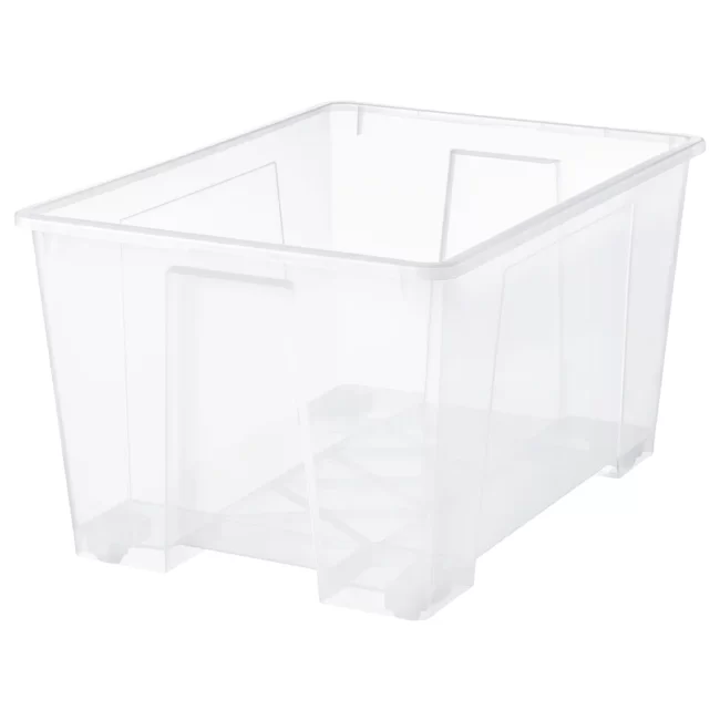 Clear storage box